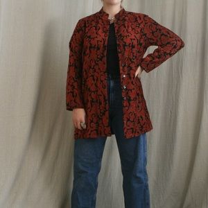 Vintage Chico’s Design Velour Brocade Jacket